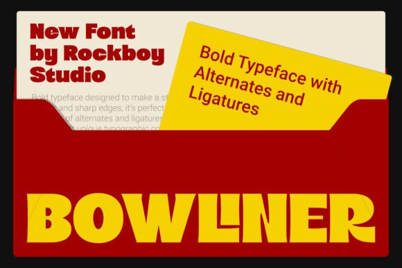 Bowliner: A Bold Sans Serif Display Typeface for Scroll-Stopping Marketing