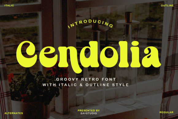 Cendolia: A Retro Serif Font That Makes Your Brand Feel Intentional