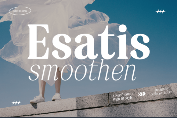 Esatis Smoothen: A Vintage Serif Font That Feels Like Home