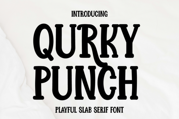 Quirky Punch: A Playful Slab Serif That Makes Handmade Goods Shine