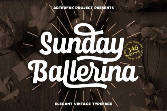 Sunday Ballerina: A Premium Script Font for Scroll-Stopping Brand Content